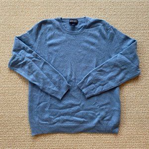 Lands End Blue Cashmere Sweater